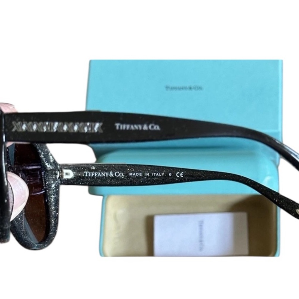 Tiffany & Co. Sunglasses Olive Glitter Brown Gradient W-SG-4278 - Picture 4 of 8
